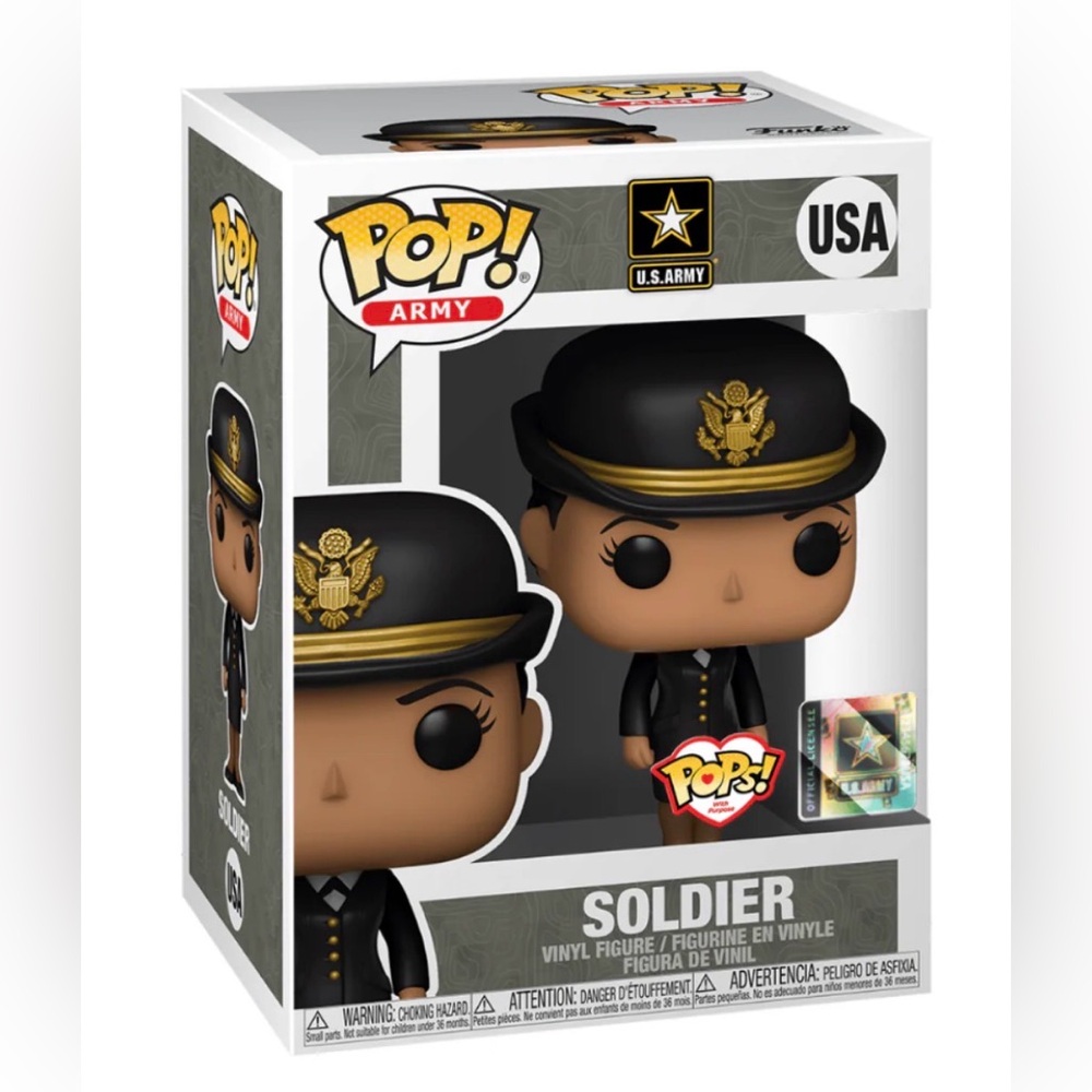 Funko Pop US Army Soldier female Brand New
